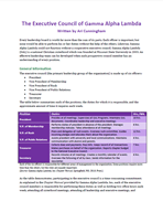 Executive Council white paper